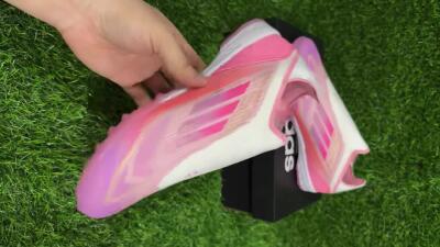 Adidas F50 Elite Laceless TF Low-Tops Soccer Shoes - Pink/Purple/Gold