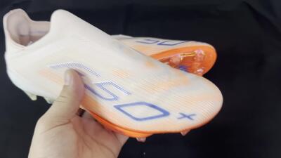 Adidas F50+ Lightstrike Pro Laceless FG Low-Tops Soccer Cleats - Red/Blue/White