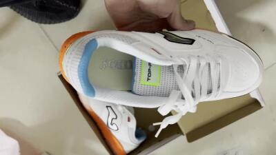 Joma Top Flex IC Low-Tops Soccer Shoes - White/Silver/Red