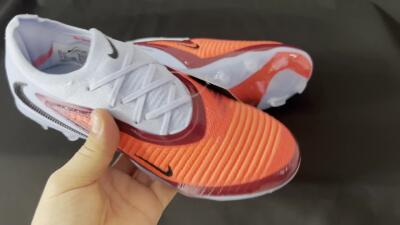 Nike Phantom 6 Elite Low FG Low-Tops Soccer Cleats - Red/Jade/Black