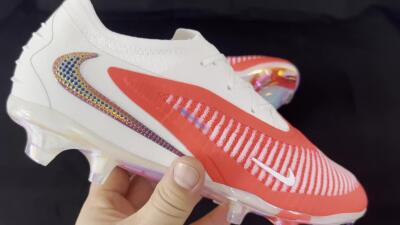 Nike Phantom 6 Elite Low FG Low-Tops Soccer Cleats - Red/White/Black