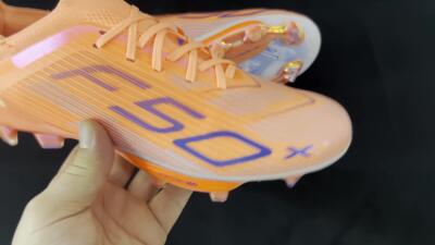 Adidas F50 Elite FG Low-Tops Soccer Cleats - Red/Blue/Silver