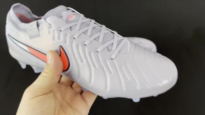 Nike Tiempo Legend 10 Elite FG Low-Tops Soccer Cleats - Blue/Jade/Red