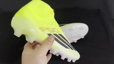 Adidas F50+ Elite Mid FG High-Tops Soccer Cleats - Yellow/Black/Red