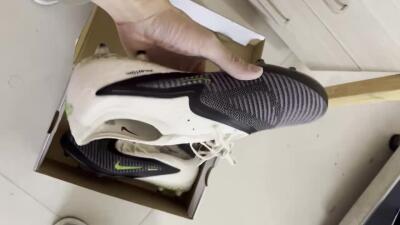 Nike Phantom 6 Low Elite AG Low-Tops Soccer Cleats - Black/Electric Green/Crimson White