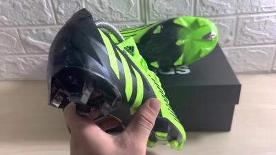 Adidas Predator Edge.1 Low FG High-Tops Soccer Cleats - Green/Black