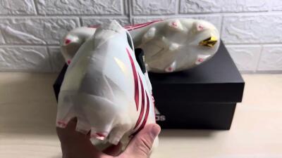 Adidas Predator Edge.1 Low FG Low-Tops Soccer Cleats - White/Red