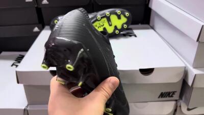 Nike Air Zoom Mercurial Vapor 15 Elite AG Low-Tops Soccer Cleats - Black