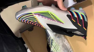 Adidas Predator FIFA World Cup Qatar 2022 Edge+ FG High-Tops Soccer Cleats - Silver/Black