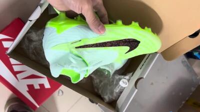 Nike Phantom GX Elite FG High-Tops Soccer Cleats - Green/Brown/Black