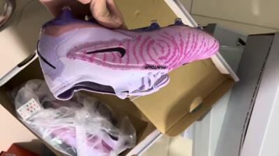 Nike Phantom GX Elite FG Low-Tops Soccer Cleats - Purple/Pink/Black