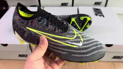 Nike Phantom GX Elite AG Low-Tops Soccer Cleats - Grey/Green