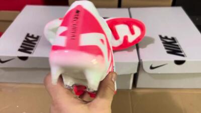 Nike Air Zoom Mercurial Vapor 15 Elite FG Low-Tops Soccer Cleats - White/Black/Red