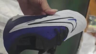 Nike Phantom GX Elite FG Low-Tops Soccer Cleats - White/Blue/Black