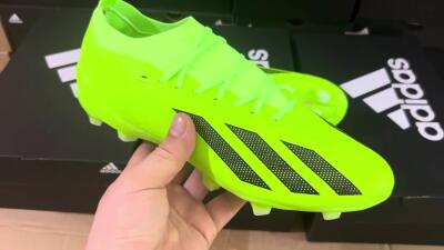 Adidas X Crazyfast.1 FG Low-Tops Soccer Cleats - Green/Black