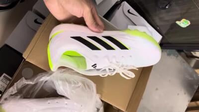 Adidas Copa Pure.3 TF Low-Tops Soccer Shoes - White/Black/Green