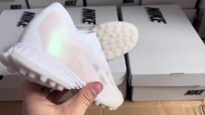 Adidas X Crazyfast.1 TF Low-Tops Soccer Shoes - White/Silver