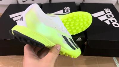 Adidas X Crazyfast.1 TF Low-Tops Soccer Shoes - Green/White/Black