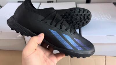 Adidas X Crazyfast.1 TF Low-Tops Soccer Shoes - Black/Blue