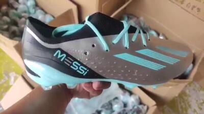 Adidas X Speedportal .1 2022 World Cup Boots FG Low-Tops Soccer Cleats - Silver/Blue/Black