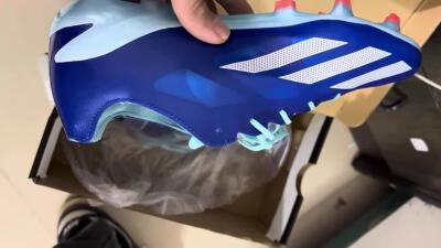 Adidas X Crazyfast+ FG Low-Tops Soccer Cleats - Blue/White/Jade