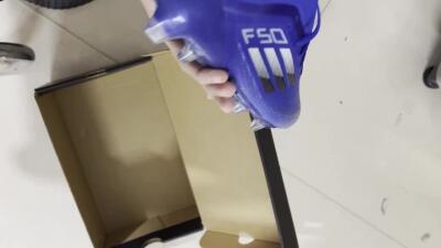 Adidas F50 Adizero FG Low-Tops Soccer Cleats - Blue/Silver/Black