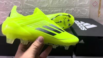 Adidas F50 Adizero FG Low-Tops Soccer Cleats - Yellow/Black