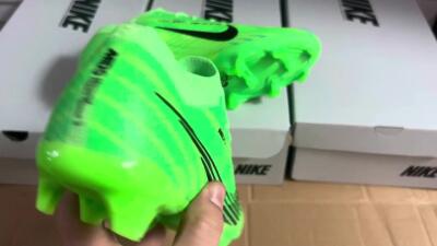 Nike Air Zoom Mercurial Vapor 15 Elite FG Low-Tops Soccer Cleats - Green/Black