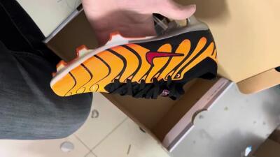 Nike Air Zoom Mercurial Vapor 15 Elite FG Low-Tops Soccer Cleats - Orange/Black/Red