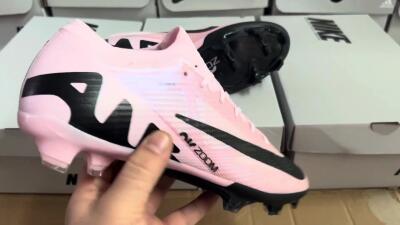 Nike Air Zoom Mercurial Vapor 15 Elite FG Low-Tops Soccer Cleats - Purple/Black