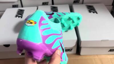 Nike Air Zoom Mercurial Vapor 15 Elite FG Low-Tops Soccer Cleats - Jade/Purple/Black