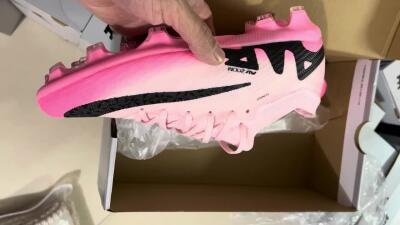 Nike Air Zoom Mercurial Vapor 15 Elite FG Low-Tops Soccer Cleats - Pink/Black