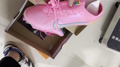 Nike Air Zoom Mercurial Vapor 15 Elite FG Low-Tops Soccer Cleats - Pink/Silver/Blue