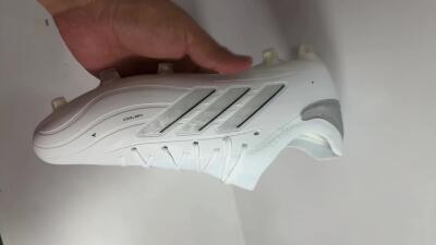 Adidas Copa Pure 2+ FG Low-Tops Soccer Cleats - White/Silver/Black