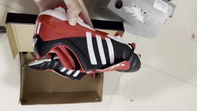 Adidas Predator Mania FG Low-Tops Soccer Cleats - Black/White/Red
