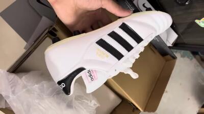 Adidas Copa Mundial Made in Germany FG Low-Tops Soccer Cleats - White/Black