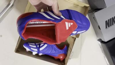 Adidas Predator 20+ Mutator Mania Tormentor FG Low-Tops Soccer Cleats - Blue/White/Red