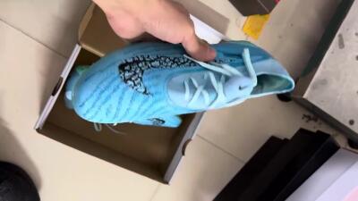 Nike Phantom GX Elite FG Low-Tops Soccer Cleats - Blue/Black/Gold