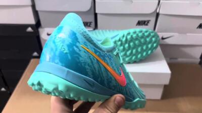 Nike Phantom Luna Elite TF Low-Tops Soccer Shoes - Jade/Orange/Yellow