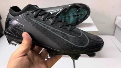 Nike Air Zoom Mercurial Vapor 16 Elite FG Low-Tops Soccer Cleats - Black/Blue/Jade