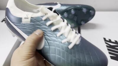 Nike Tiempo Legend 10 Elite FG Low-Tops Soccer Cleats - Jade/White