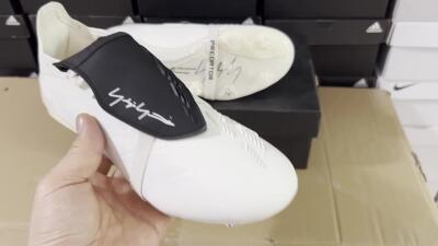 Adidas Predator Elite Foldover Tongue FG Low-Tops Soccer Cleats - Beige/White/Black