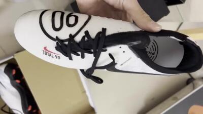 Nike Phantom Luna Elite FG Low-Tops Soccer Cleats - White/Red/Black/Grey